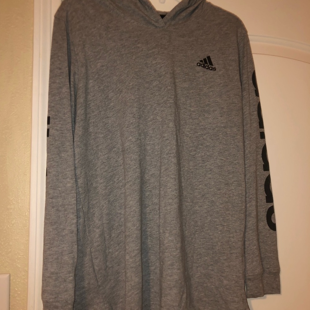 Adidas Grey Youth Large Sweatshirt